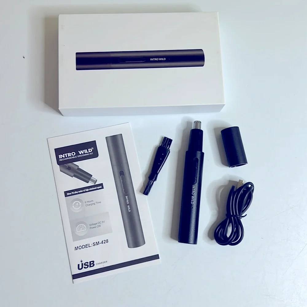 Nose Hair Trimmer for Men Black